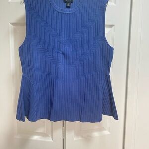 Halogen Swift Seas Ribbed Tank Top Size: L